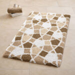 Sintra Geometric Bath Rug – Beige - Image 4