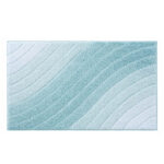 Tender Wave Bath Rug – Light Mint