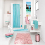 Tender Wave Bath Rug – Light Mint - Image 4