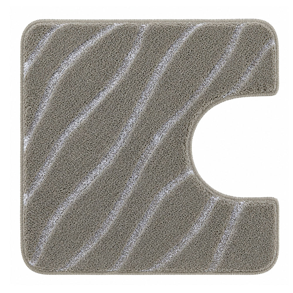 KLW-610-1 Bath and Contour Toilet Rug Set Tram Antracite - Image 1