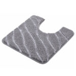Bath and Contour Toilet Rug Set Tram Antracite - Image 2