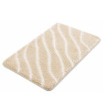 Tram Wave Bath Rug – Beige - Image 2