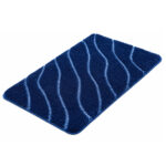 Tram Wave Bath Rug – Navy Blue - Image 2