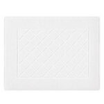 Bridge Terry Cloth Bath Rug – White