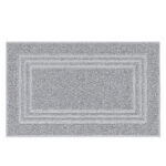 Bridge Terry Cloth Bath Rug – Light Grey