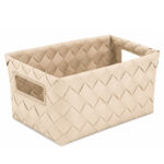 Aspera Woven Storage Basket – Beige