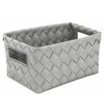 Aspera Woven Storage Basket – Grey