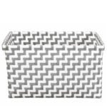 Double Woven Storage Box – Platinum