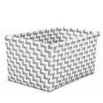 Double Woven Storage Box – Platinum - Image 2