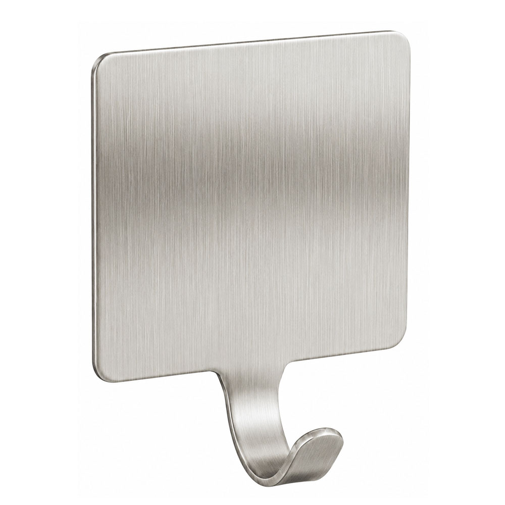 KLW-632-1 Quadratic Basic Wall Hook – Matt Silver - Image 1