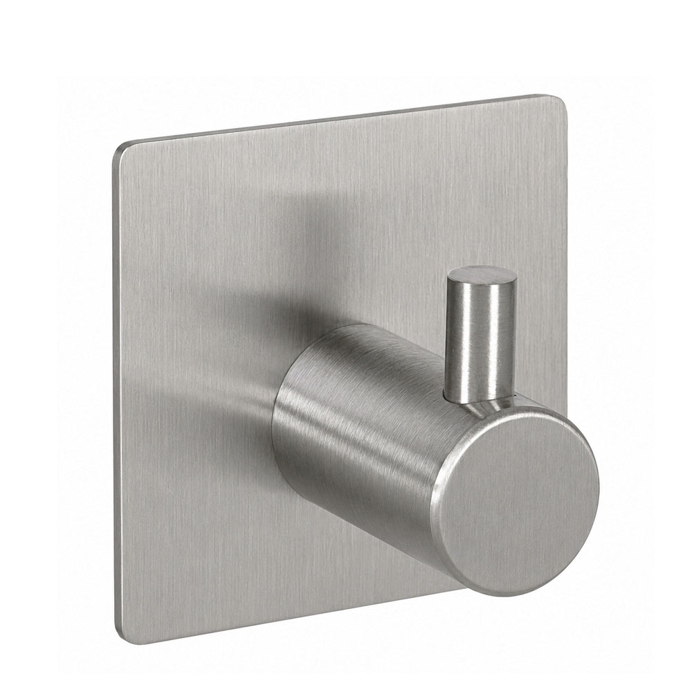 KLW-633-1 Iseo Wall Hook – Matt Silver - Image 1