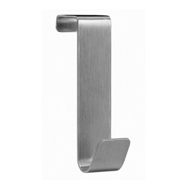 Single Over-the-Door Hook – Matte Silver