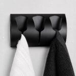 Triple Tulip Over-the-Door Hook – Black - Image 2