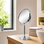 Cosmetic Mirror,Base Mirror Silver - Image 3