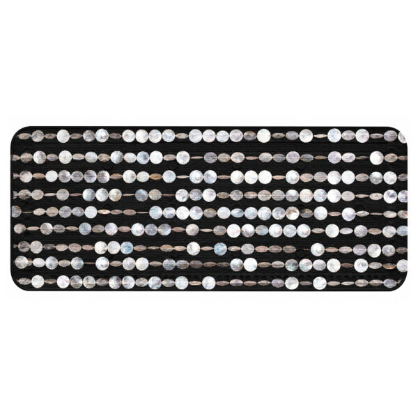 Perla Pebble Bath Mat – Black