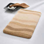 Miami Wave Bath Rug – Natural Beige - Image 2