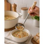 Danny Home Soup Server Spoon with Wooden Handle - Image 2