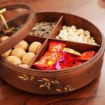 Solid Wood Fruit Storage Box with Glass Lid & Copper Handle - Image 4