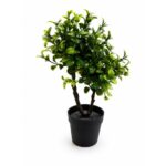 Artificial Green Plant Bonsai in Plastic Pot