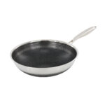 32cm Stainless Steel Honeycomb Wok Pan (Induction Compatible)