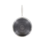 32cm Stainless Steel Honeycomb Wok Pan (Induction Compatible) - Image 3