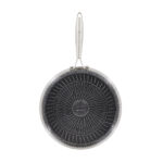 30cm Stainless Steel Honeycomb Frying Pan - Image 2