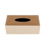 PU Leather Tissue Box Cover - Classic Plain Design - Image 7