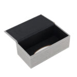 PU Leather Tissue Box Cover - Classic Plain Design - Image 4