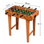 Kids Table Football Game - Wooden Finish - Image 7
