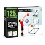 Kids Basketball Frame with Ball Return Net - Image 3