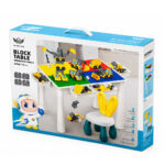 Kids Adjustable Building Block Table with Chair - Multi-Function - Image 4