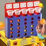 Kids Tabletop Basketball Game With Ball Transmitter - Image 2