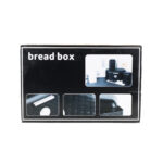 Metal Bread Bin With Tea & Sugar Canisters Set of 3 Pcs Black - Image 4
