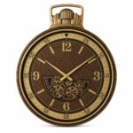 Rustic Metal Wall Clock