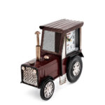 Rustic Metal Tractor Shaped Table Clock - Image 4