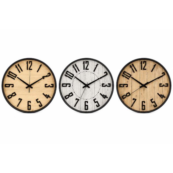 Vintage Wall Clock 30cm Assorted Prints