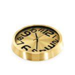 Wall Clock Plastic Gold finish - Image 2