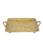 Antique Metal Trays Set Of 3 Pcs