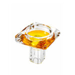 CRYSTAL ASHTRAY WITH STAND SMALL