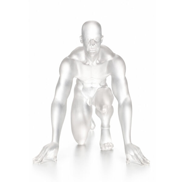 LALIQUE FROSTED GLASS SCULPTURE