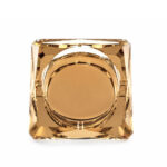 CRYSTAL ASH TRAY SQ (GOLD) 170X170 - Image 2