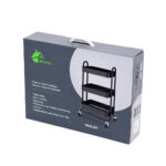 3-Tier Iron Rolling Storage Trolley with Wheels - Image 5