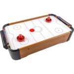 Wooden Tabletop Air Hockey Game