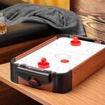 Wooden Tabletop Air Hockey Game - Image 3