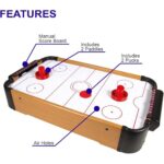Wooden Tabletop Air Hockey Game - Image 4