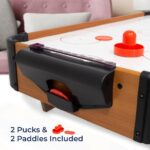 Wooden Tabletop Air Hockey Game - Image 5