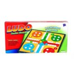 Foldable Ludo Board Plastic With Color Tokens+Dice - Image 2