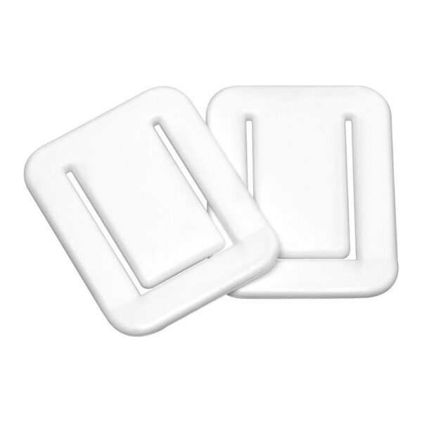 Adhesive Shower Curtain Clamp White