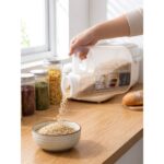 Airtight Cereal & Dry Food Storage Dispenser – 1400ml - Image 2