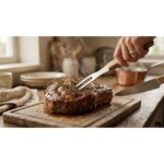 Premium Stainless Steel BBQ Meat Fork with Wooden Handle - Image 2